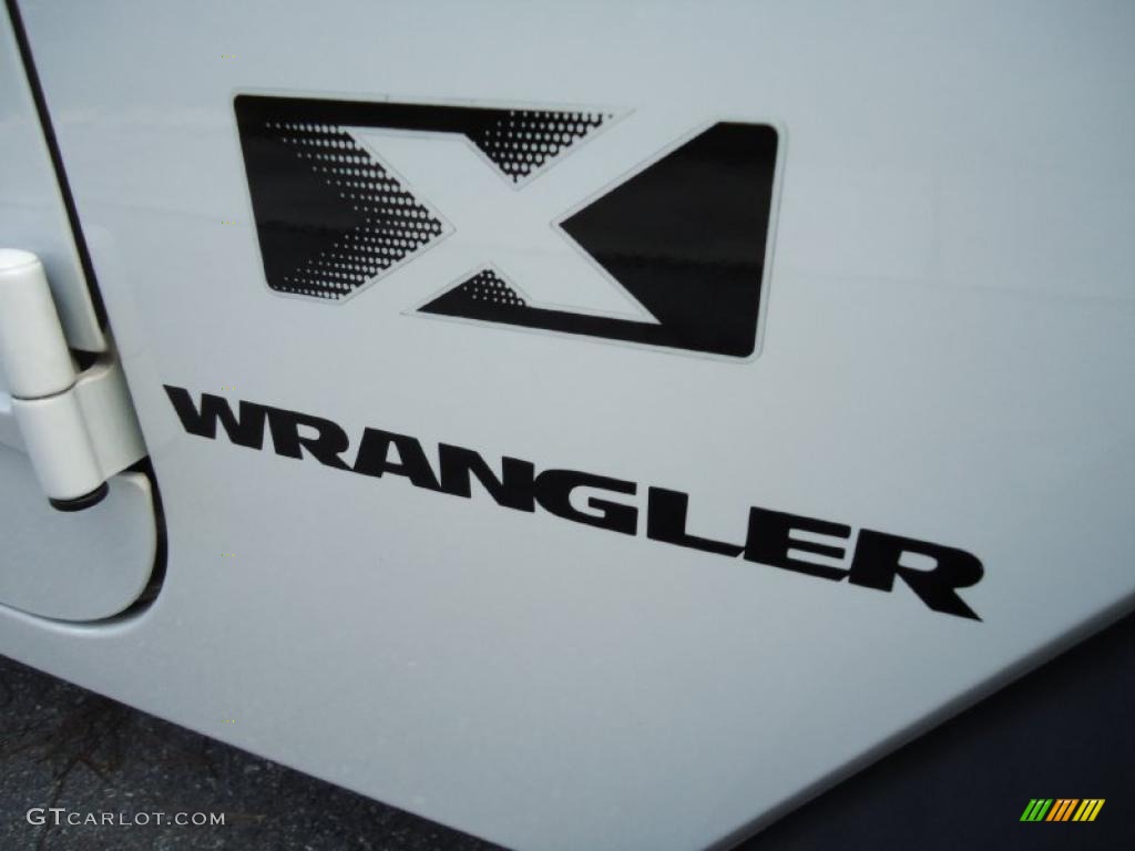 2008 Jeep Wrangler X 4x4 Right Hand Drive Marks and Logos Photo #36128730