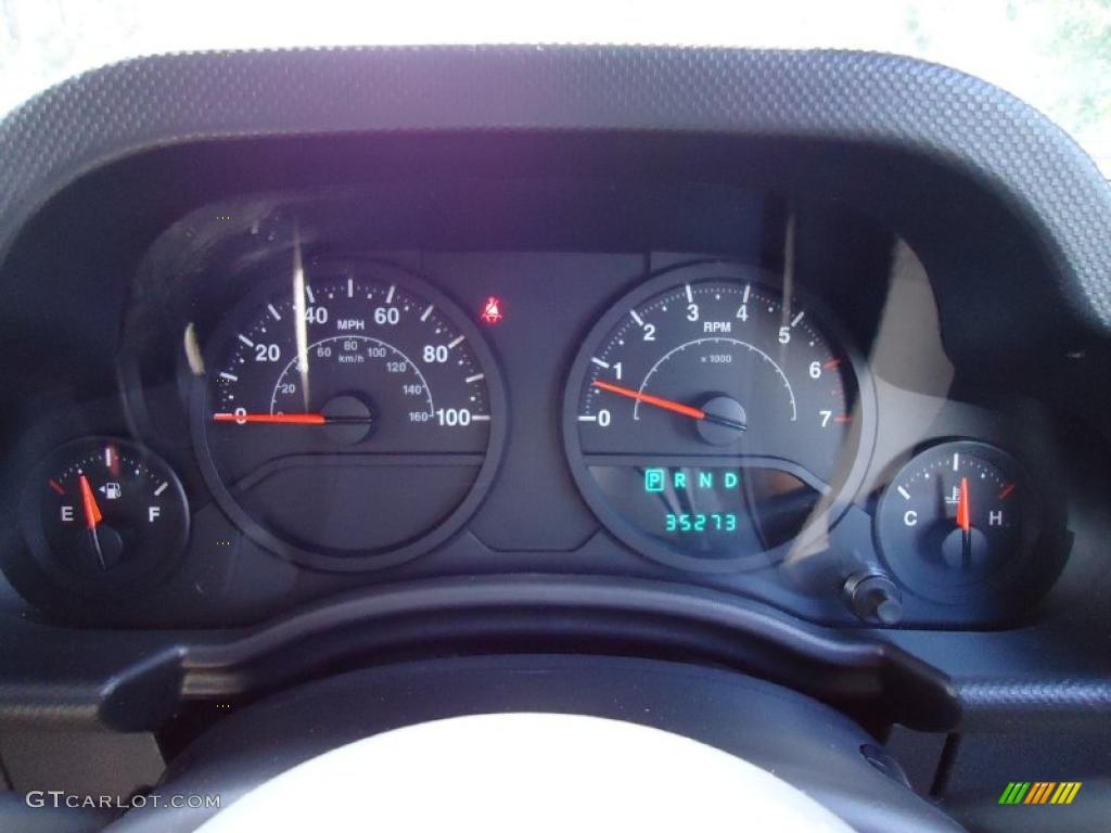 2008 Jeep Wrangler X 4x4 Right Hand Drive Gauges Photo #36128943