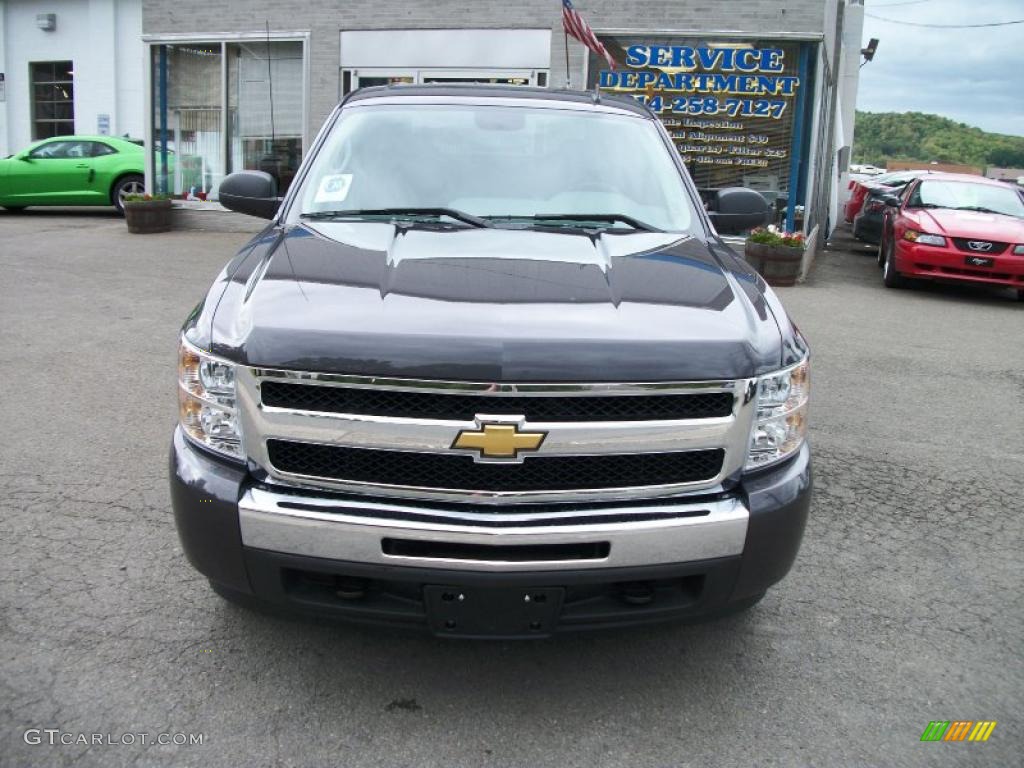 2010 Silverado 1500 LS Crew Cab 4x4 - Taupe Gray Metallic / Dark Titanium photo #7