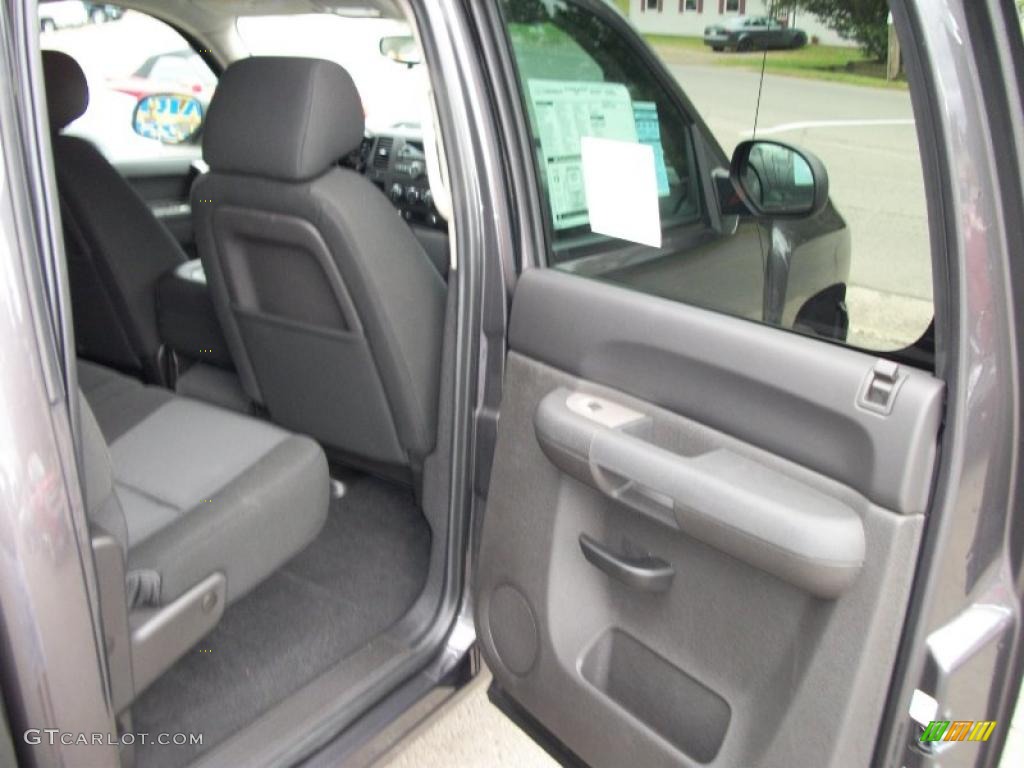 2010 Silverado 1500 LS Crew Cab 4x4 - Taupe Gray Metallic / Dark Titanium photo #21