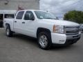 2010 Summit White Chevrolet Silverado 1500 LT Crew Cab 4x4  photo #3