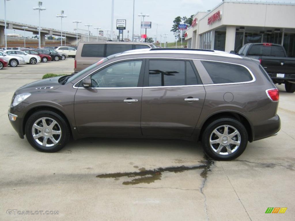 2008 Enclave CXL - Cocoa Metallic / Cashmere/Cocoa photo #2