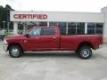 2010 Inferno Red Crystal Pearl Dodge Ram 3500 Big Horn Edition Crew Cab 4x4 Dually  photo #2