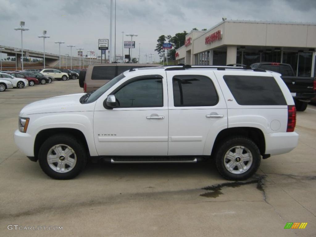 2007 Tahoe Z71 4x4 - Summit White / Light Titanium/Ebony photo #2