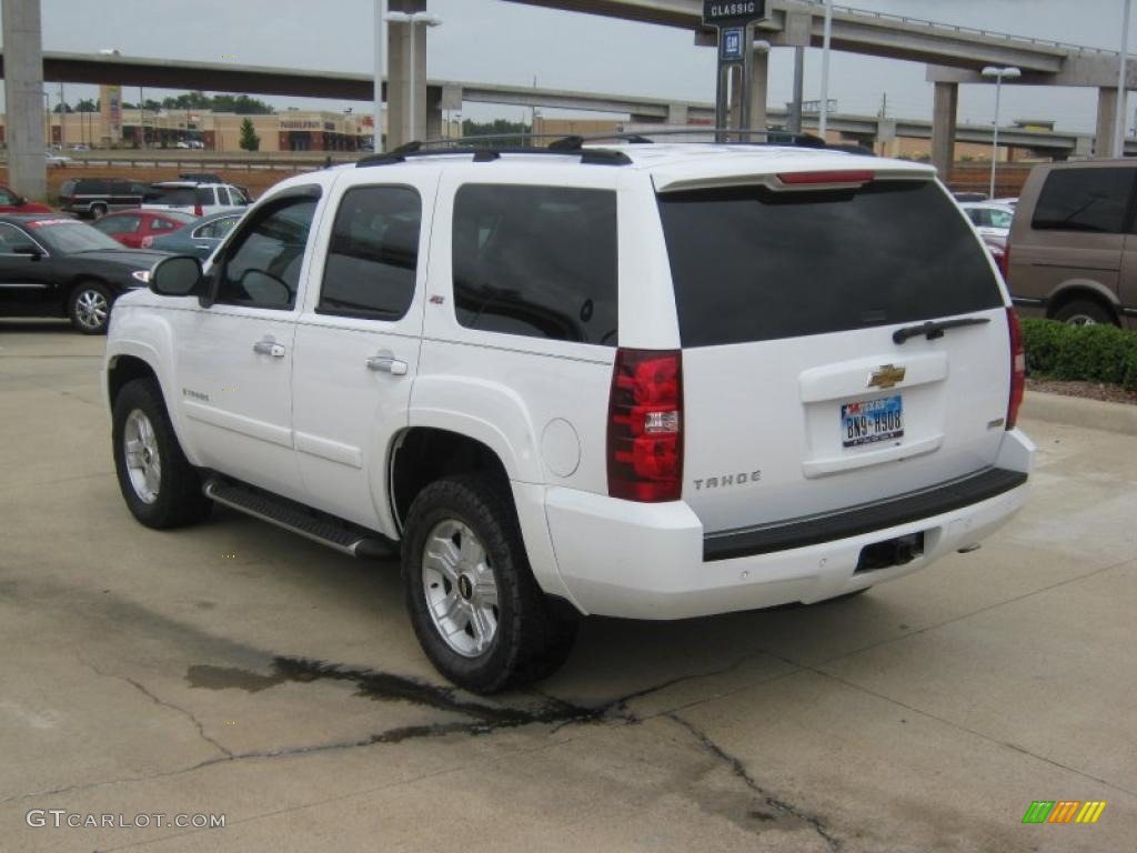 2007 Tahoe Z71 4x4 - Summit White / Light Titanium/Ebony photo #3