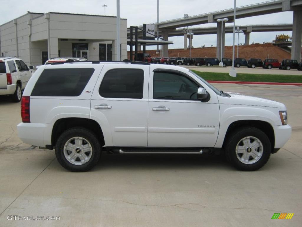 2007 Tahoe Z71 4x4 - Summit White / Light Titanium/Ebony photo #6