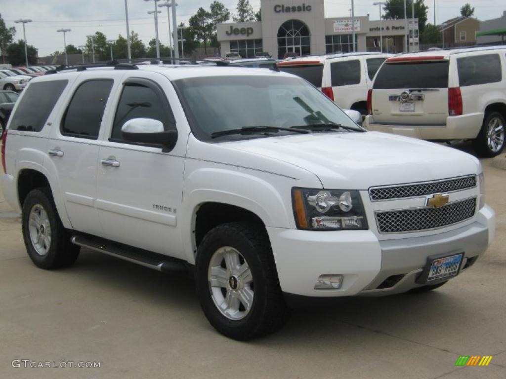 2007 Tahoe Z71 4x4 - Summit White / Light Titanium/Ebony photo #7