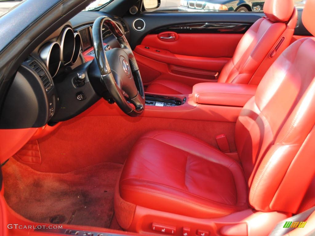 2005 SC 430 Pebble Beach Edition - Black Diamond / Pimento Red photo #13