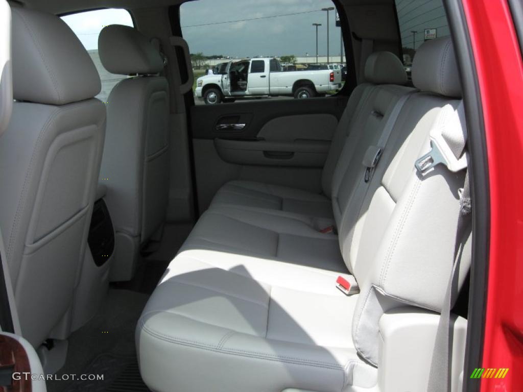 2011 Silverado 2500HD LTZ Crew Cab 4x4 - Victory Red / Light Titanium/Dark Titanium photo #10