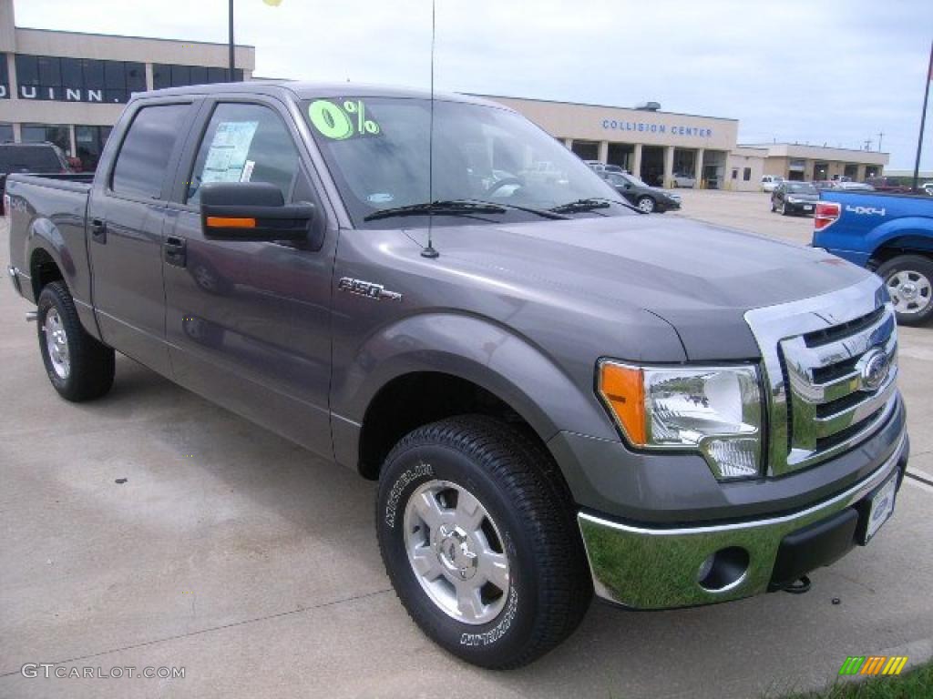 2010 F150 XLT SuperCrew 4x4 - Sterling Grey Metallic / Medium Stone photo #1