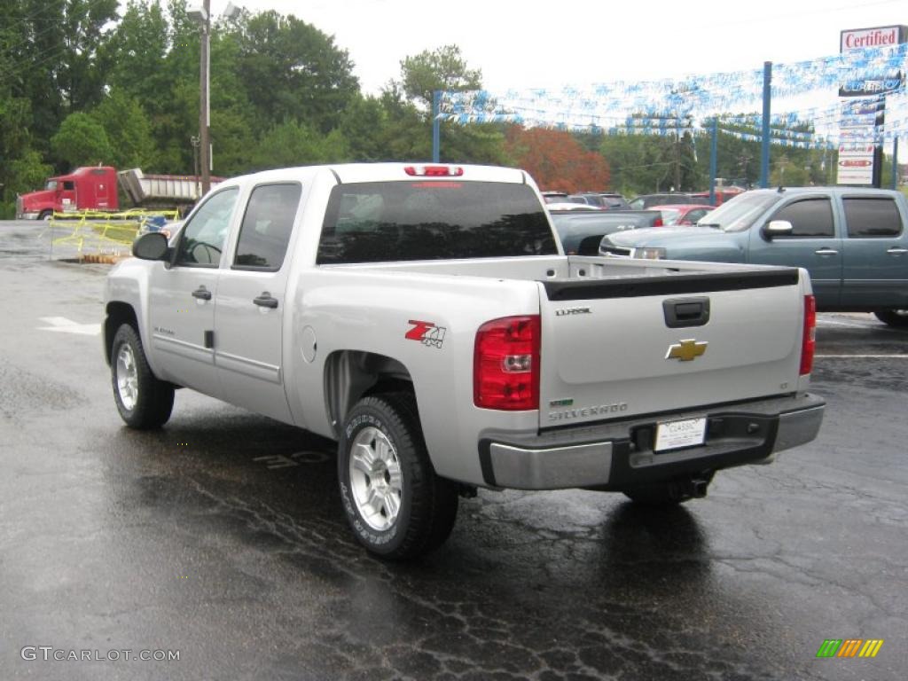 2011 Silverado 1500 LT Crew Cab 4x4 - Sheer Silver Metallic / Ebony photo #3