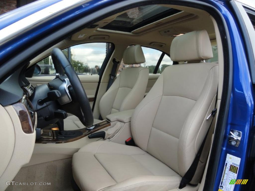 2007 3 Series 335i Sedan - Montego Blue Metallic / Beige photo #10