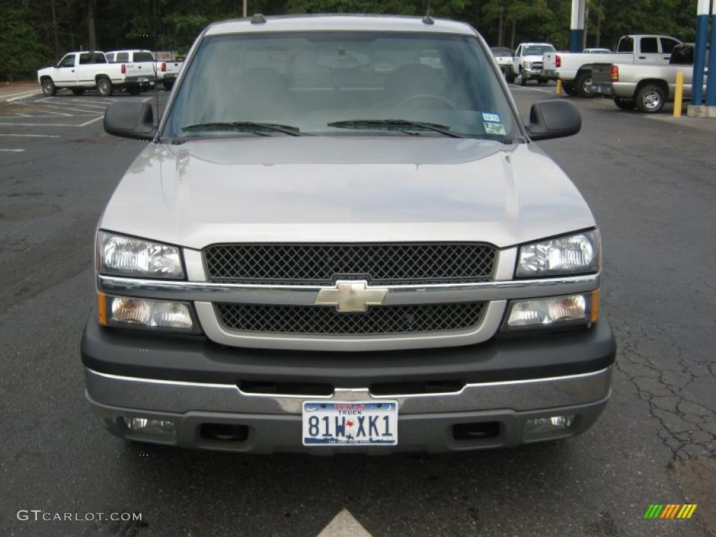 2004 Silverado 1500 LS Extended Cab - Silver Birch Metallic / Dark Charcoal photo #8