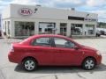 2007 Sport Red Chevrolet Aveo LS Sedan  photo #2