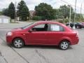 2007 Sport Red Chevrolet Aveo LS Sedan  photo #4