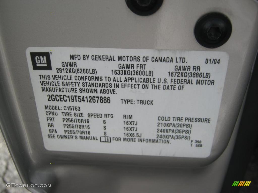 2004 Silverado 1500 LS Extended Cab - Silver Birch Metallic / Dark Charcoal photo #23