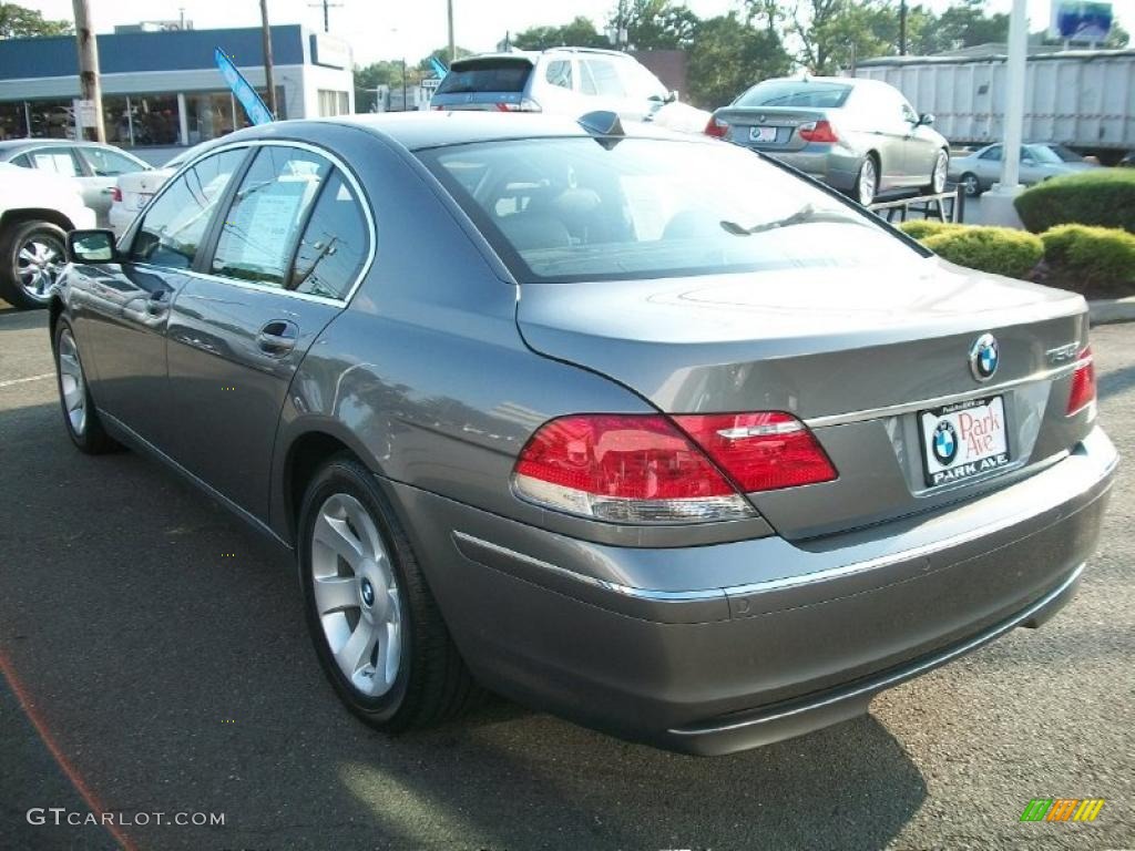 2007 7 Series 750i Sedan - Sterling Grey Metallic / Black photo #7