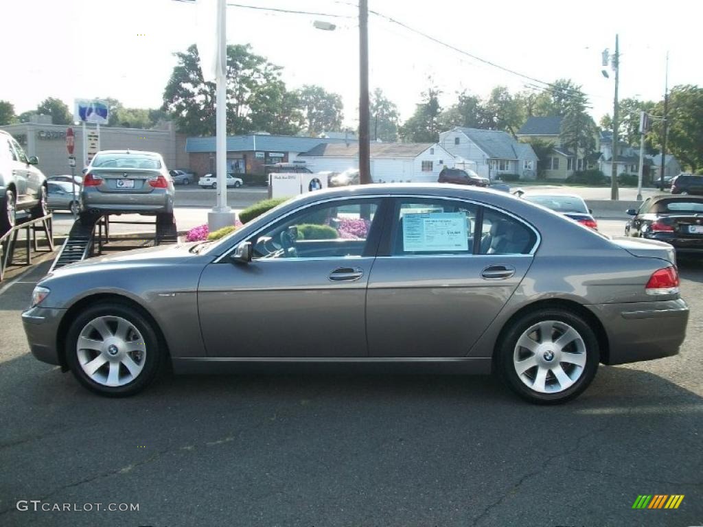 2007 7 Series 750i Sedan - Sterling Grey Metallic / Black photo #8