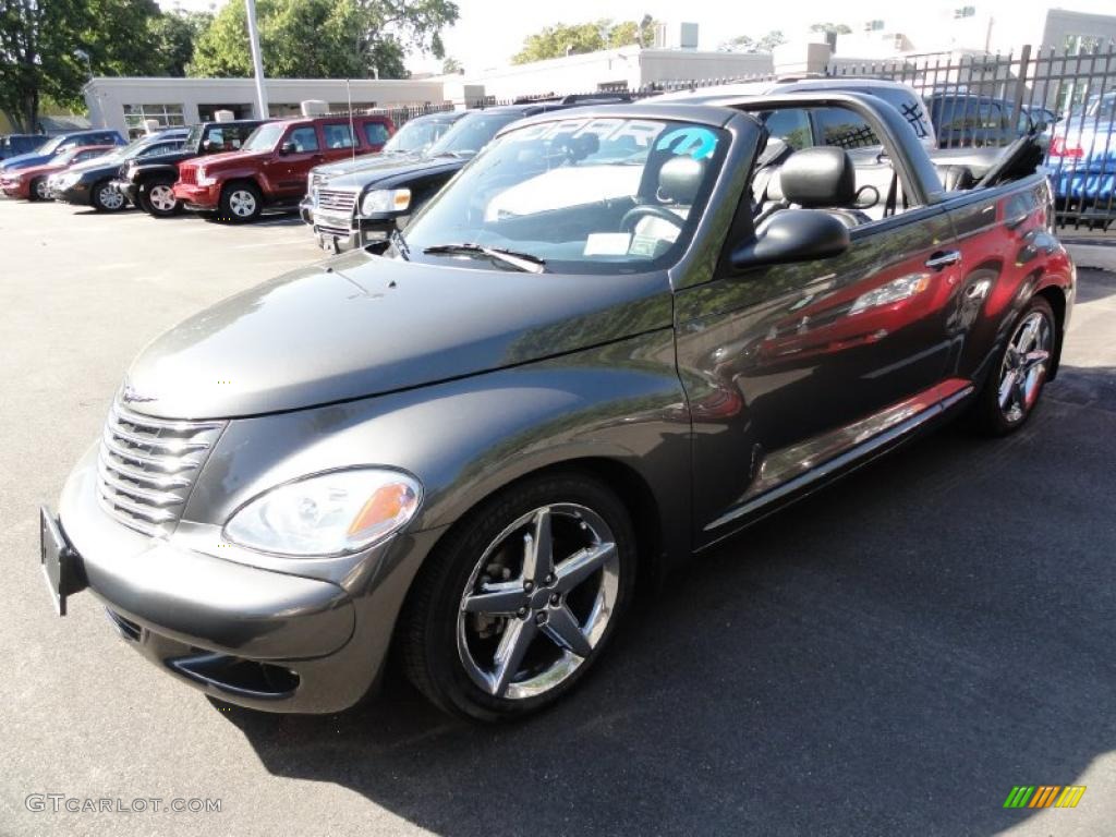 2005 PT Cruiser GT Convertible - Graphite Gray Metallic / Dark Slate Gray photo #1