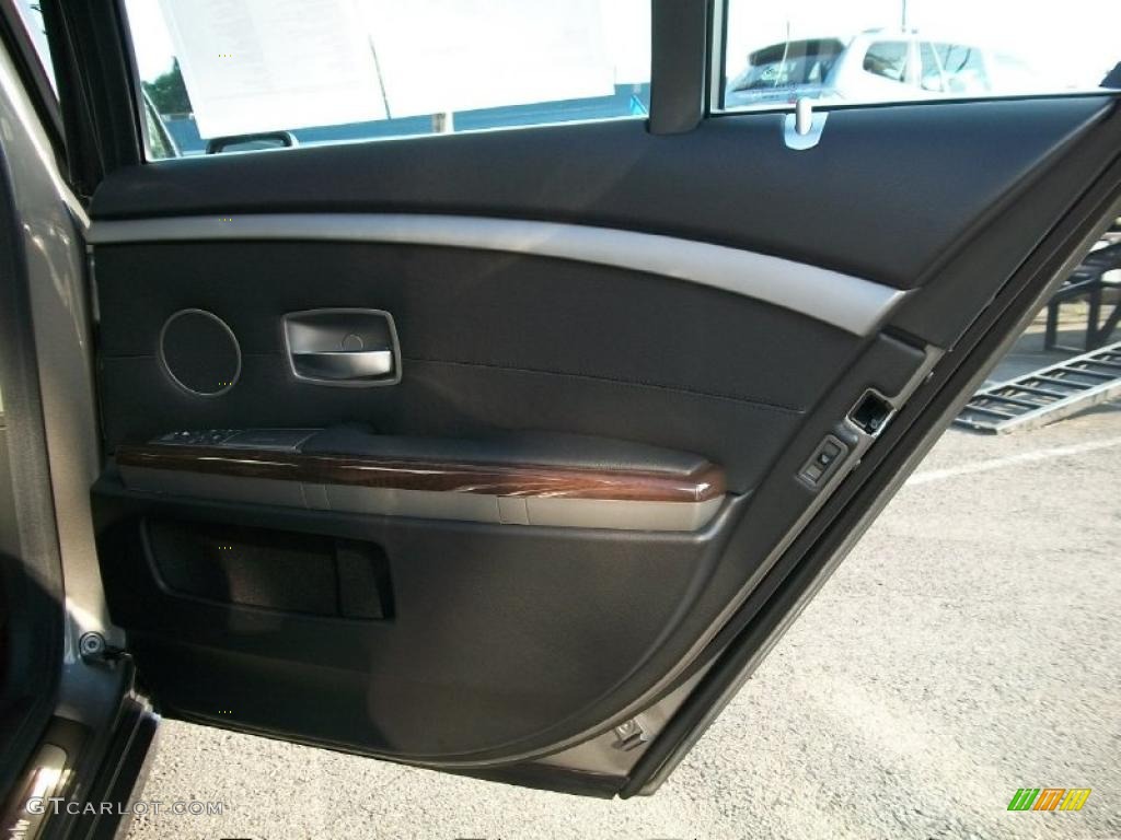 2007 7 Series 750i Sedan - Sterling Grey Metallic / Black photo #23