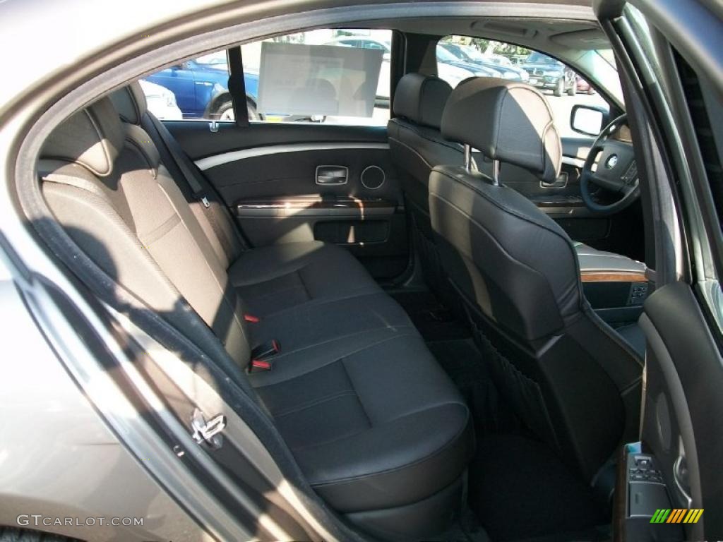 2007 7 Series 750i Sedan - Sterling Grey Metallic / Black photo #24