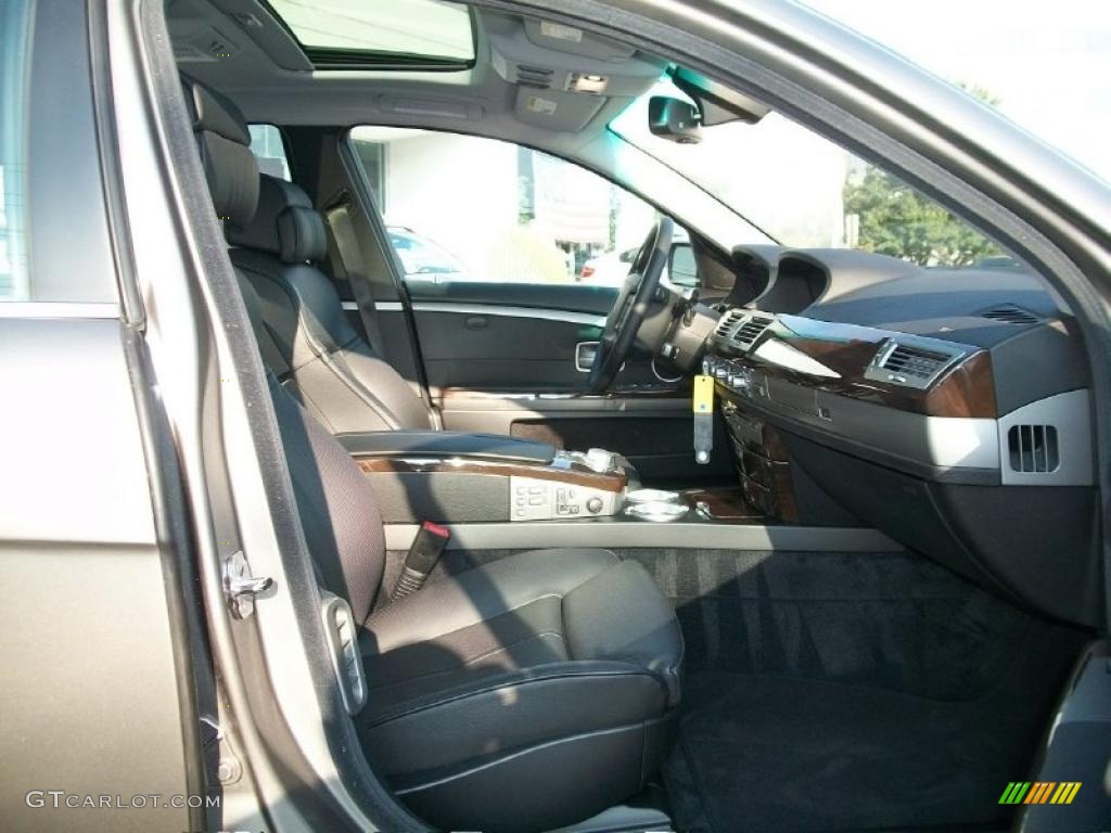 2007 7 Series 750i Sedan - Sterling Grey Metallic / Black photo #28