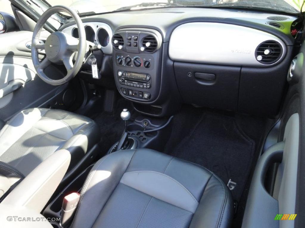 2005 PT Cruiser GT Convertible - Graphite Gray Metallic / Dark Slate Gray photo #11