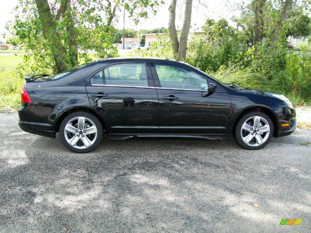 2011 Fusion Sport - Tuxedo Black Metallic / Sport Black/Charcoal Black photo #3