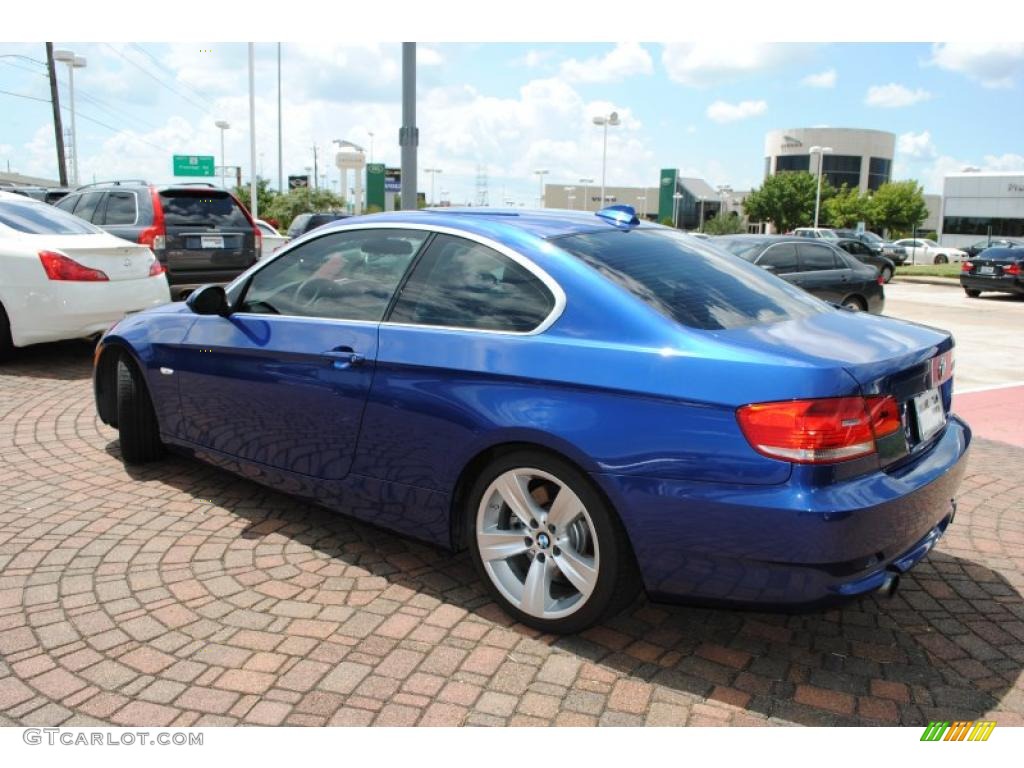 2007 3 Series 335i Coupe - Montego Blue Metallic / Black photo #3