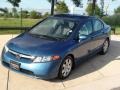 2007 Atomic Blue Metallic Honda Civic LX Sedan  photo #12