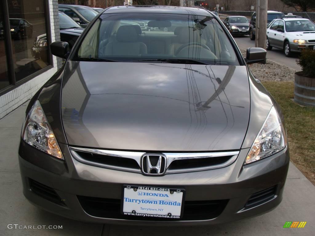 2006 Accord EX-L V6 Sedan - Carbon Bronze Pearl / Ivory photo #2
