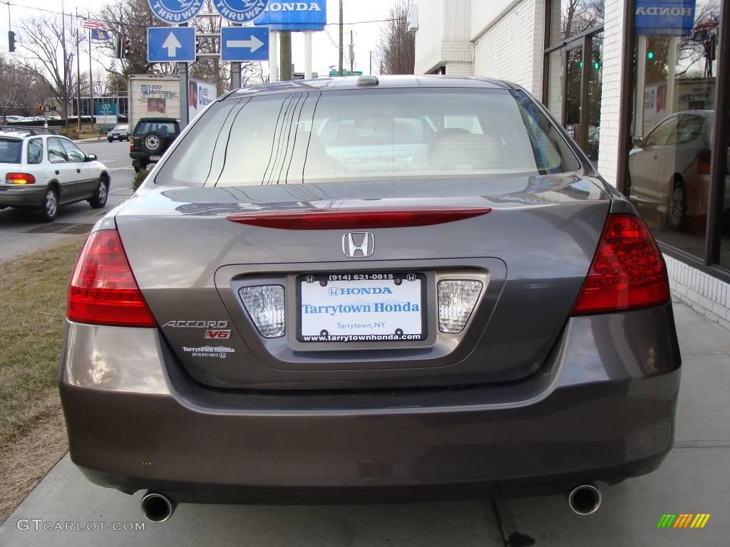 2006 Accord EX-L V6 Sedan - Carbon Bronze Pearl / Ivory photo #5