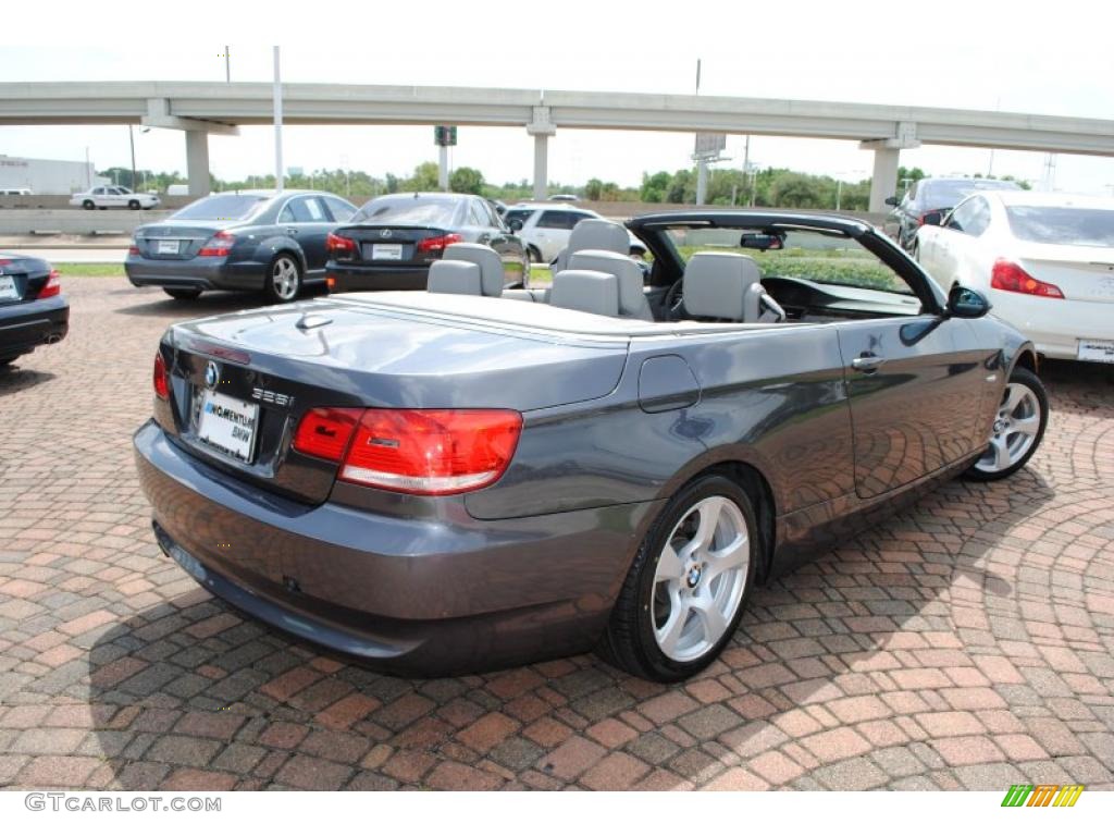 2008 3 Series 328i Convertible - Sparkling Graphite Metallic / Gray photo #5