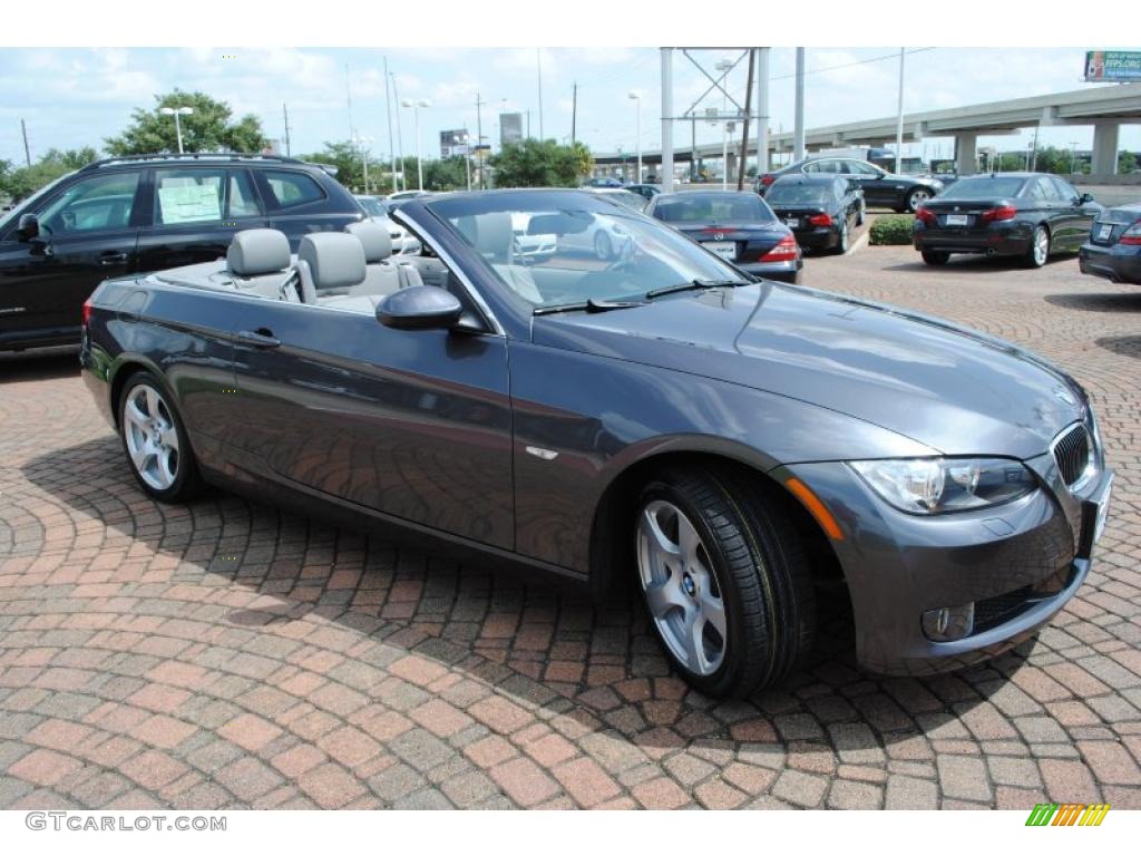 2008 3 Series 328i Convertible - Sparkling Graphite Metallic / Gray photo #7