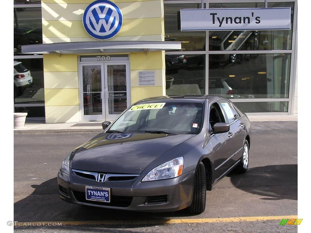 2006 Accord EX Sedan - Carbon Bronze Pearl / Black photo #1