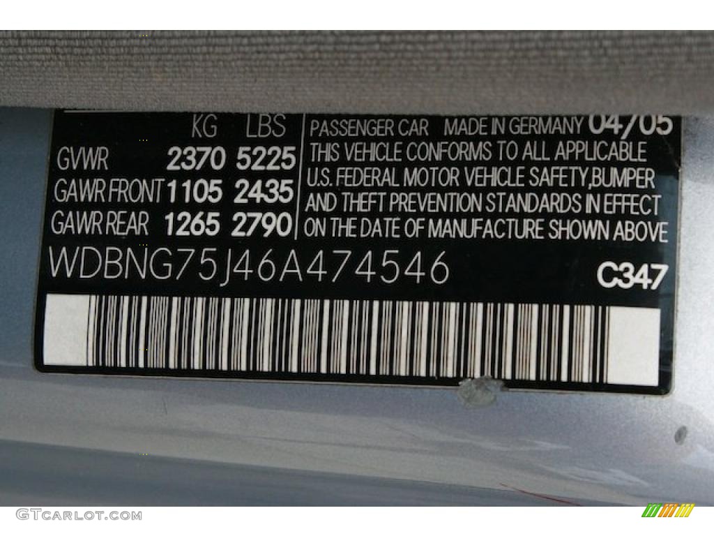 2006 S 500 Sedan - Horizon Blue Metallic / Ash photo #52