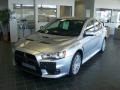 Apex Silver Metallic 2010 Mitsubishi Lancer Evolution GSR