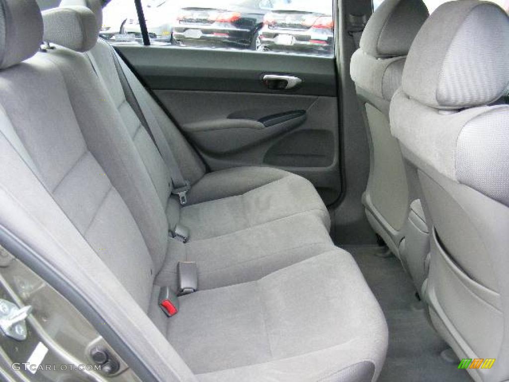 2006 Civic LX Sedan - Galaxy Gray Metallic / Gray photo #13