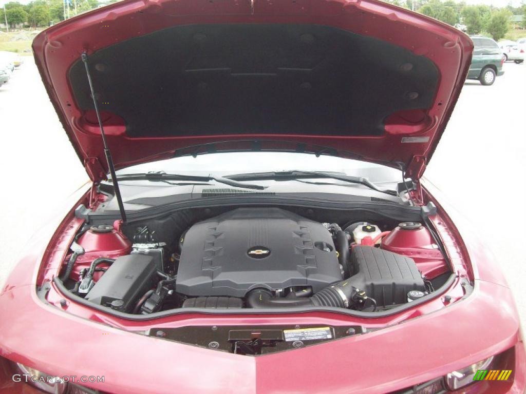 2011 Camaro LT/RS Coupe - Red Jewel Metallic / Gray photo #19