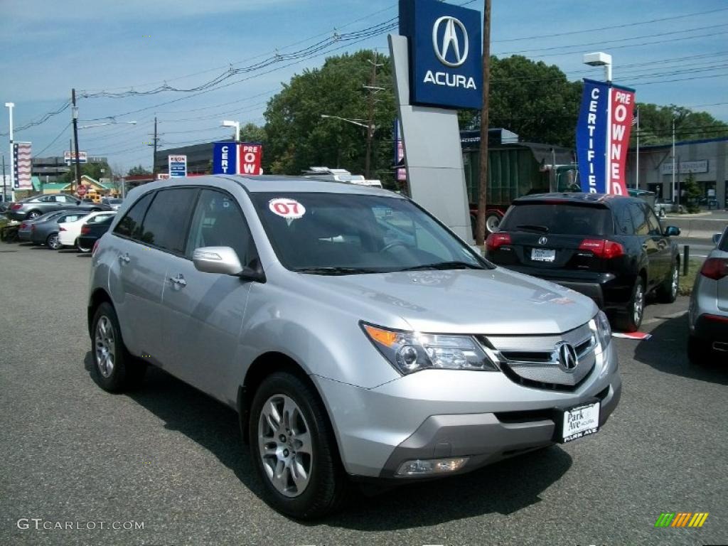 2007 MDX Technology - Billet Silver Metallic / Ebony photo #1
