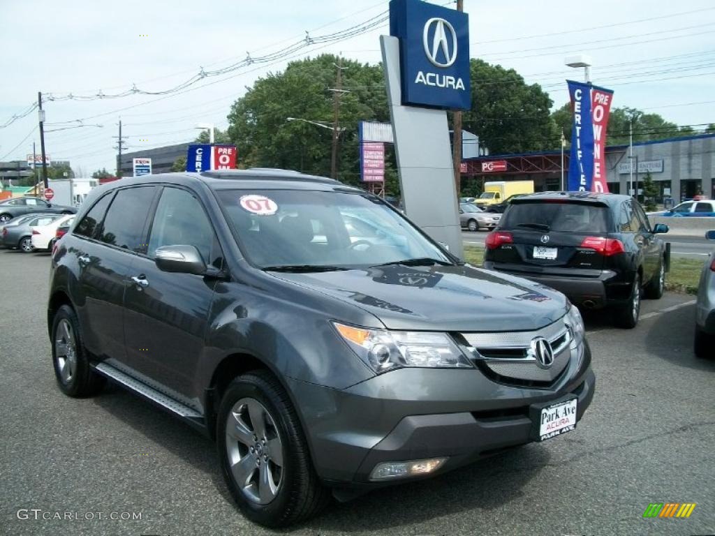 2007 MDX Sport - Nimbus Gray Metallic / Ebony photo #1