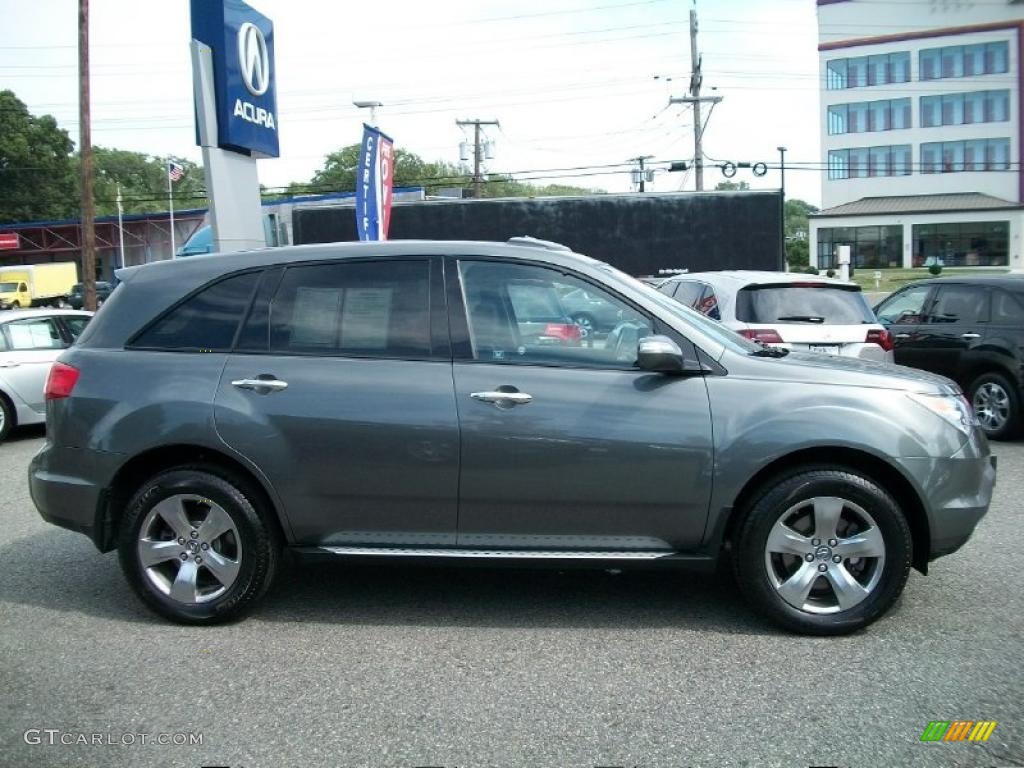 2007 MDX Sport - Nimbus Gray Metallic / Ebony photo #2
