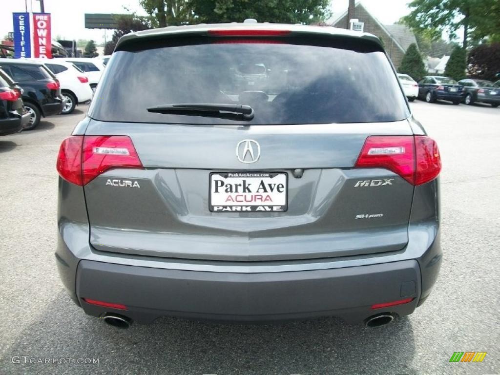 2007 MDX Sport - Nimbus Gray Metallic / Ebony photo #4