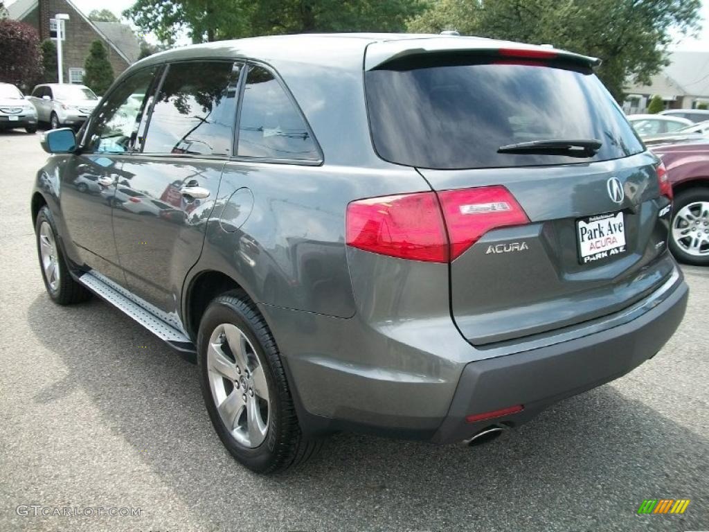2007 MDX Sport - Nimbus Gray Metallic / Ebony photo #5