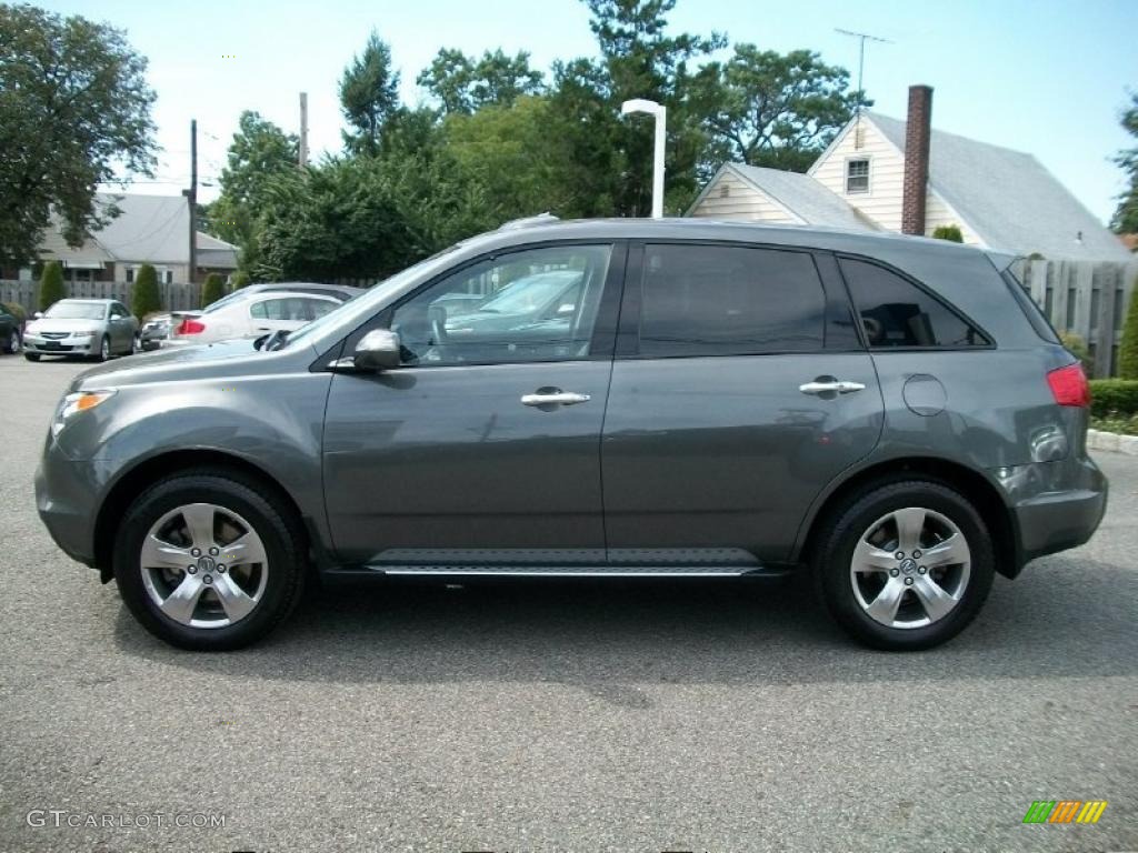 2007 MDX Sport - Nimbus Gray Metallic / Ebony photo #6