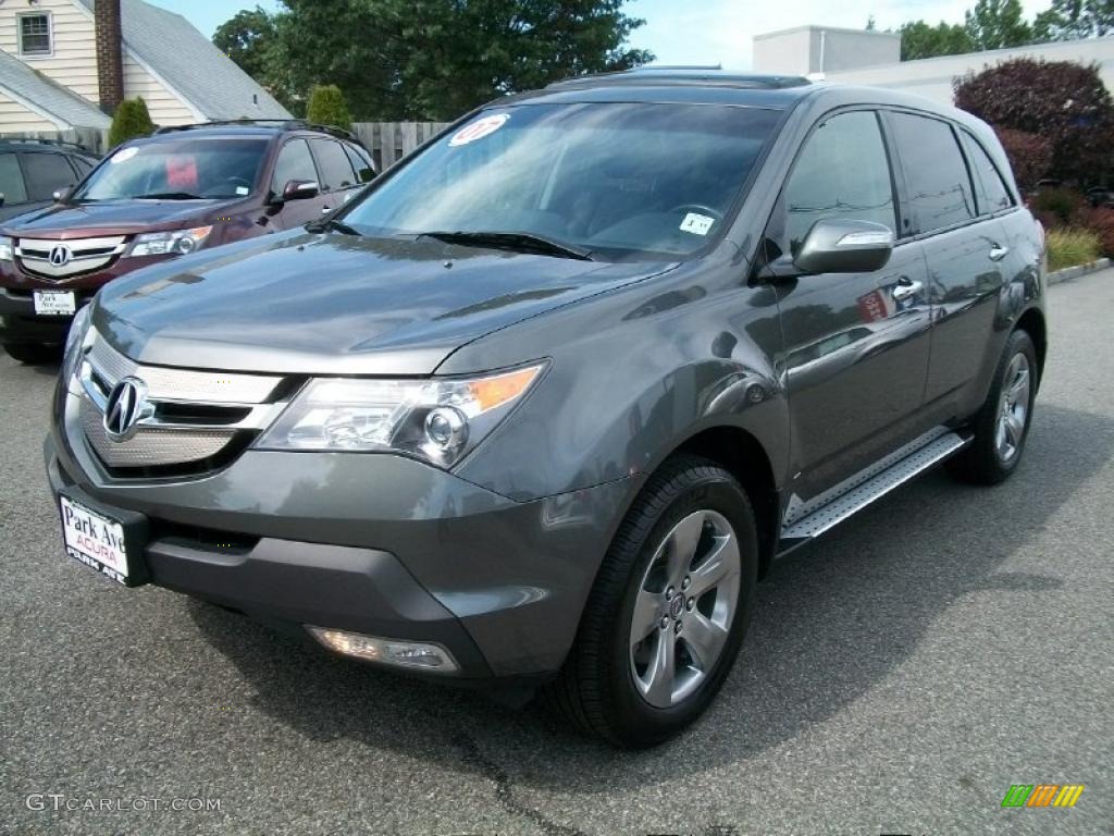 2007 MDX Sport - Nimbus Gray Metallic / Ebony photo #7
