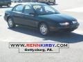 1997 Dark Green Saturn S Series SL2 Sedan  photo #1