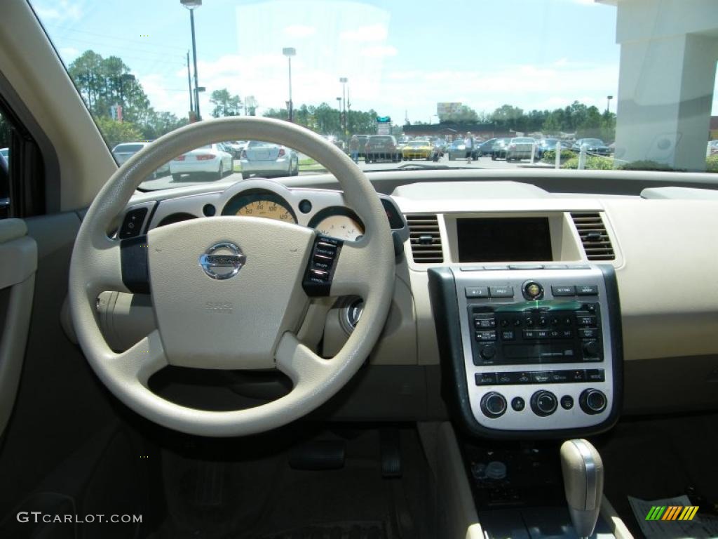 2005 Murano S - Sheer Silver Metallic / Cafe Latte photo #19