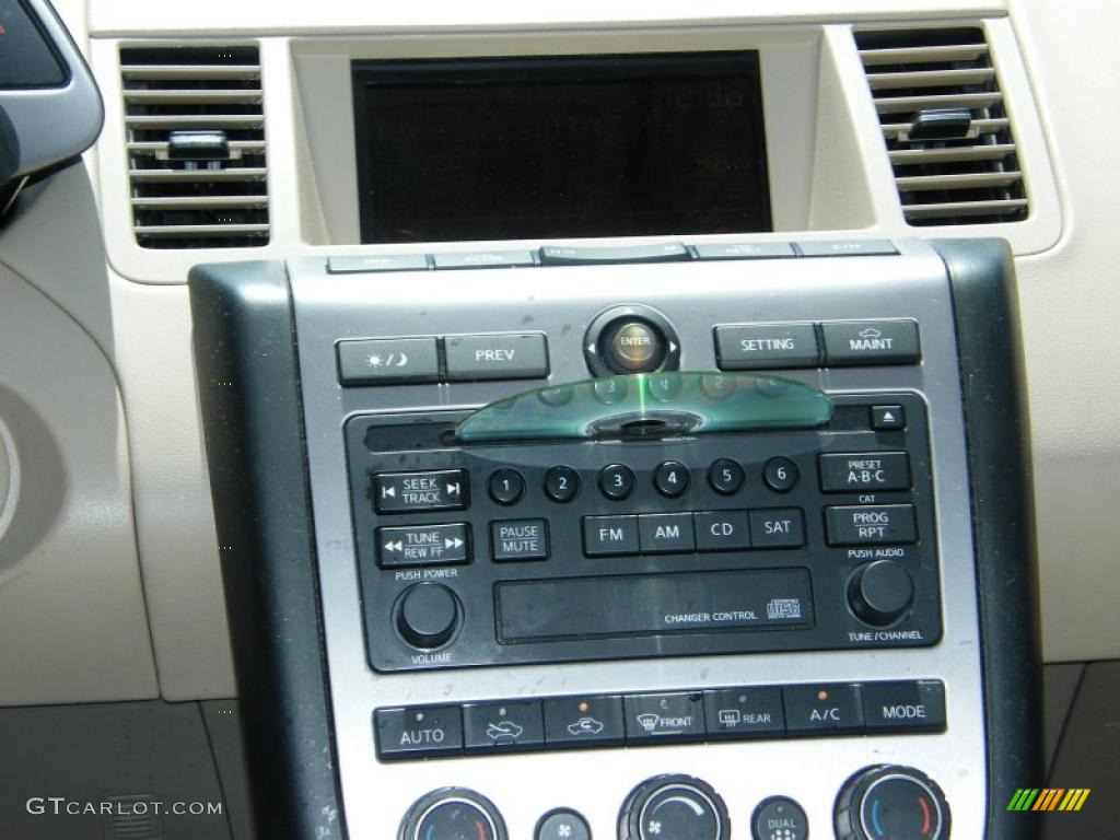 2005 Murano S - Sheer Silver Metallic / Cafe Latte photo #21