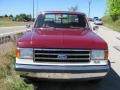 1990 Cabernet Red Ford F150 XLT Lariat Extended Cab  photo #9